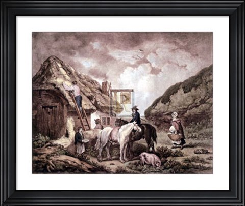 Framed Thatchers Print