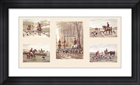 Framed Hunting Incidents (5 Up) Print