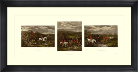 Framed Hunting [3 Up] Print