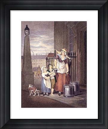 Framed Milk Below Maids Print