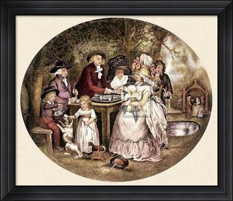 Framed Tea Garden Print