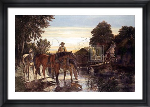 Framed Evening Print