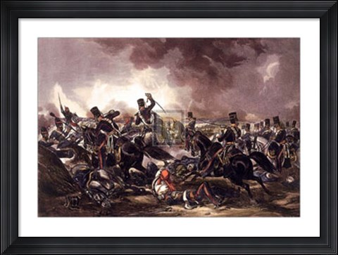 Framed Battle of Ferozshah Print