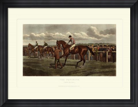 Framed Favourite: Before the Race Print