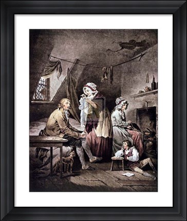 Framed Effects of Extravangance &amp; Idleness Print