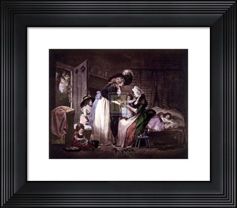Framed Visit to the Child At Nurse  [S] Print