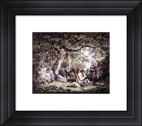 Framed Travellers Print