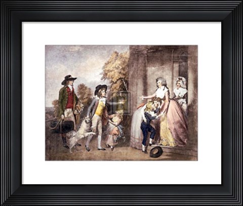 Framed Dulce Domum or Return from School [S] Print