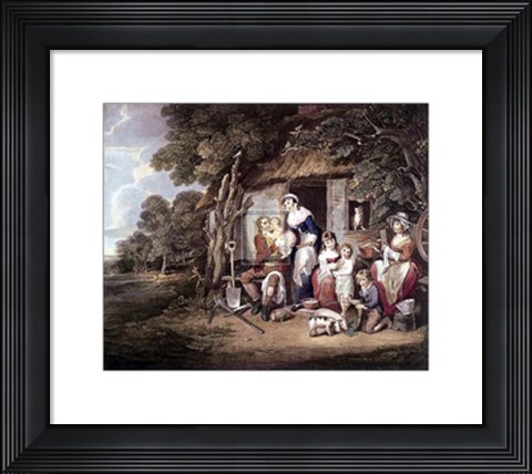 Framed Saturday Evening:Rtn from Labour [S] Print