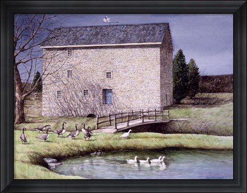 Framed Washington Weathervane Print