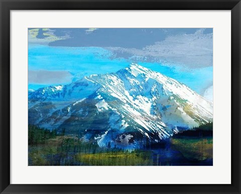 Framed Blue Mountain Print