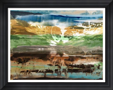 Framed Mountain Abstract II Print