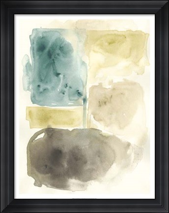 Framed Liquid Stone I Print