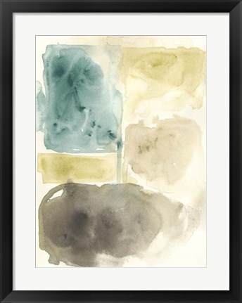 Framed Liquid Stone I Print
