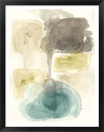 Framed Liquid Stone II Print