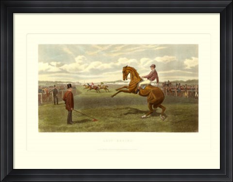 Framed Left Behind Print