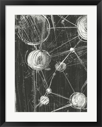 Framed Molecular Fusion II Print