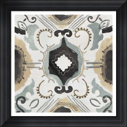 Framed Offset Textile III Print