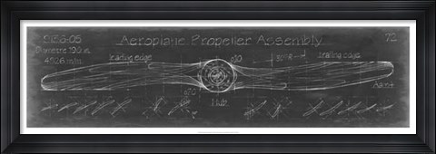 Framed Propeller Diagram Print