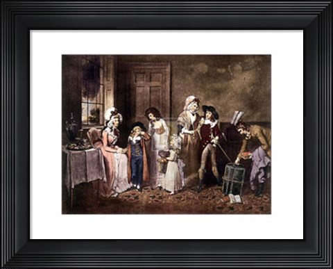 Framed Black Monday or Deaprture for School Print