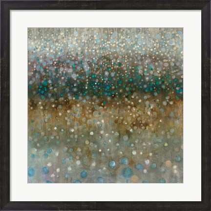 Framed Abstract Rain Print