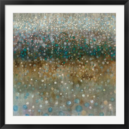 Framed Abstract Rain Print