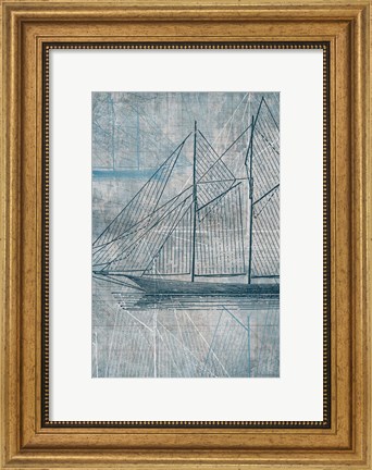 Framed Danielas Sailboat III Print