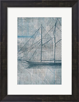 Framed Danielas Sailboat III Print