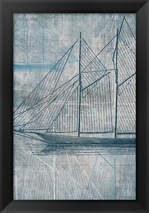 Framed Danielas Sailboat III Print
