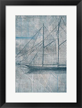 Framed Danielas Sailboat III Print