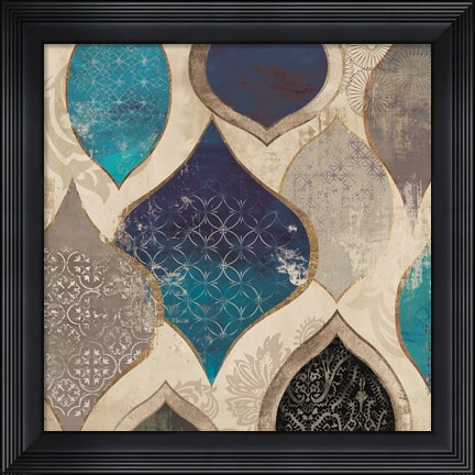 Framed Blue Rhapsody II Print
