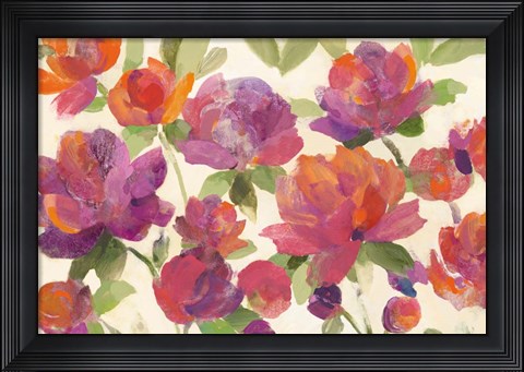 Framed Garden Delight III Print