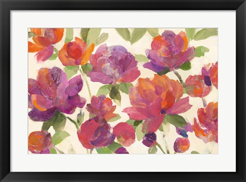 Framed Garden Delight III Print