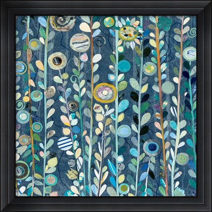 Framed Navy Blue Sky Print