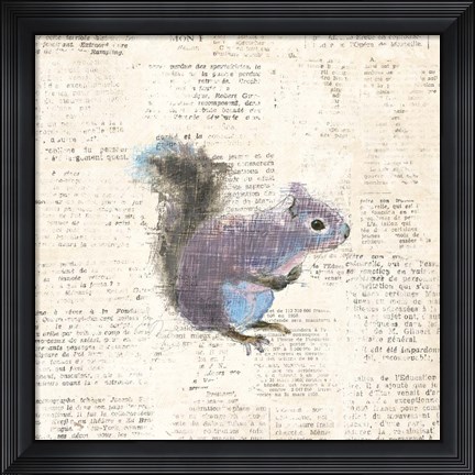 Framed Into the Woods V Print