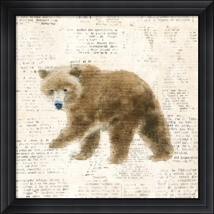 Framed Into the Woods VI Print