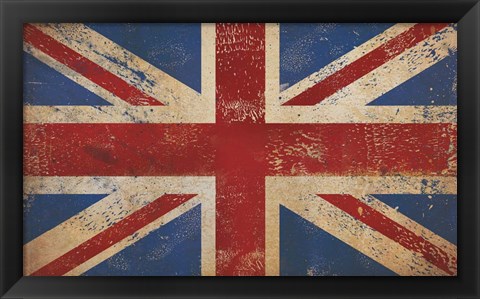 Framed Union Jack Print