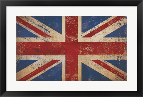 Framed Union Jack Print