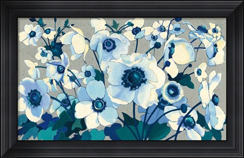 Framed Anemones Japonaises I Print