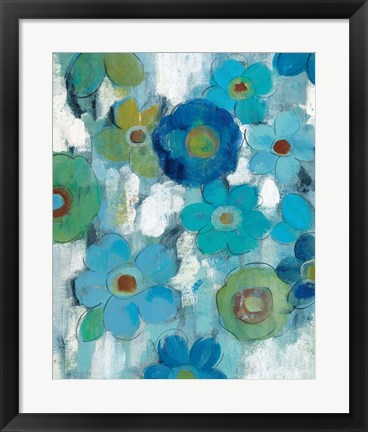 Framed Blue Eyes II Print