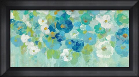 Framed Spring Aroma I White Flowers Print