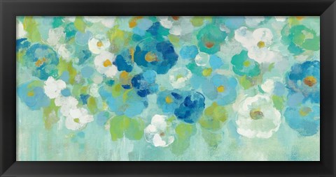 Framed Spring Aroma I White Flowers Print