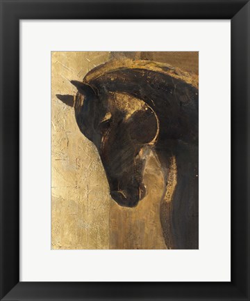 Framed Trojan Horse II Gold Print