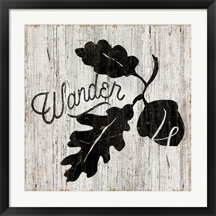 Framed Lake Lodge XI Neutral Print