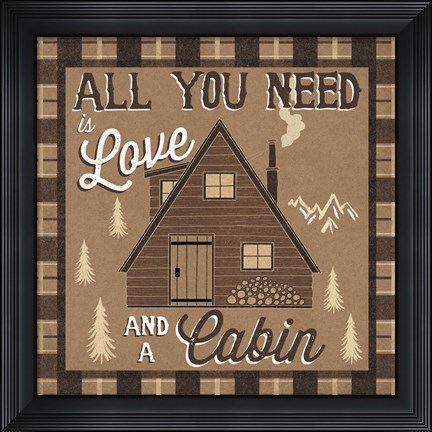 Framed Great Outdoors III Print