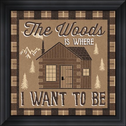 Framed Great Outdoors IV Print