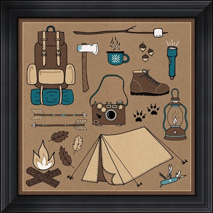 Framed Great Outdoors V Print