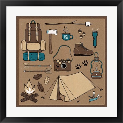 Framed Great Outdoors V Print