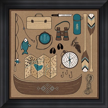 Framed Great Outdoors VI Print