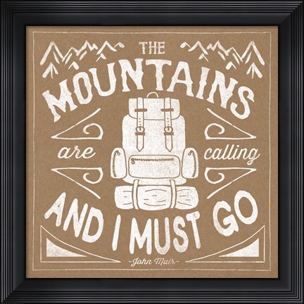 Framed Great Outdoors IX Print